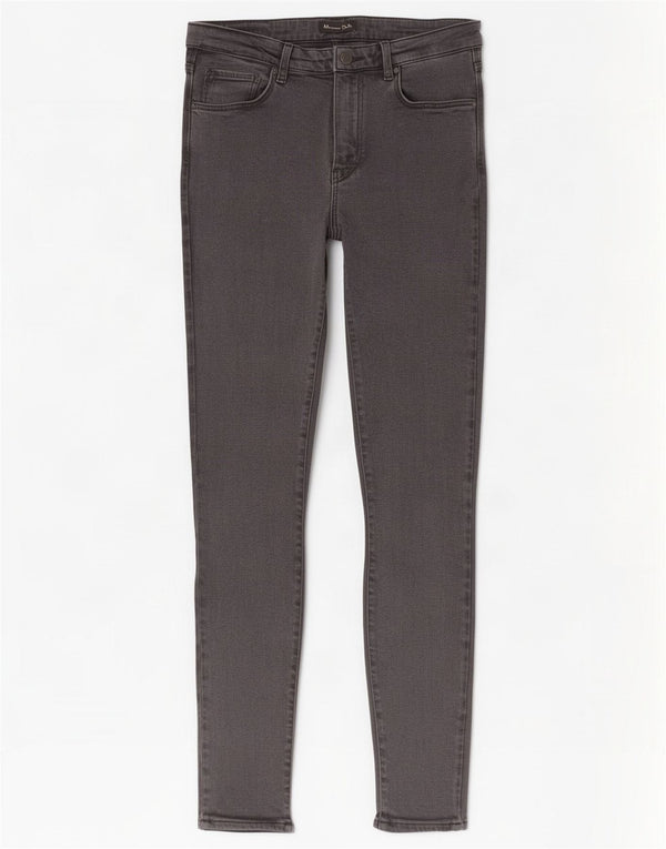 Jeans skinny feminino Massimo Dutti W30 L29 cinza