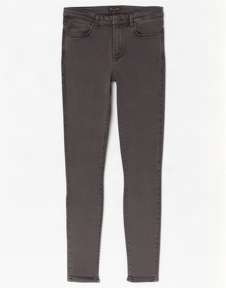 Jeans skinny feminino Massimo Dutti W30 L29 cinza
