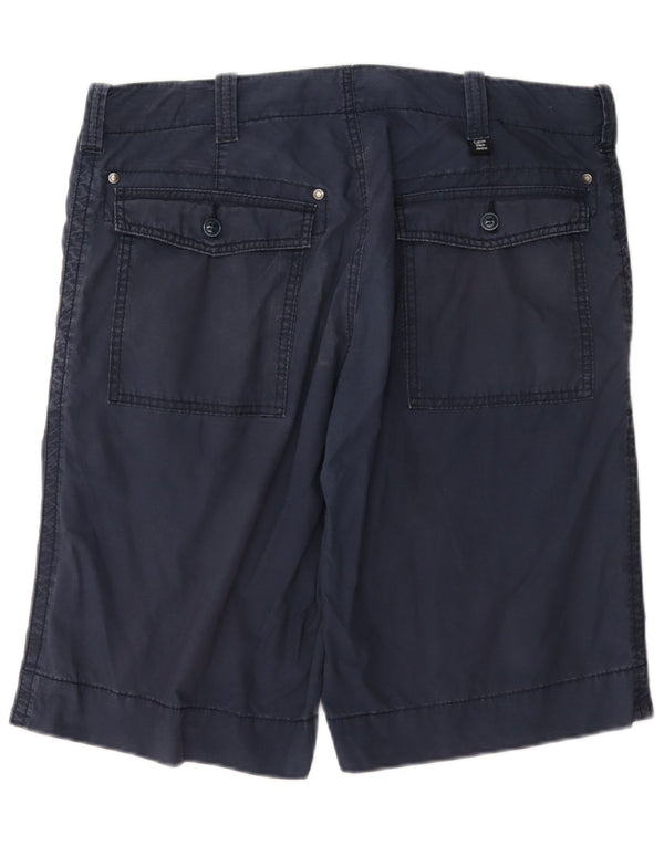 Calvin Klein Mens Chino Shorts W32 Médio Algodão Azul Marinho