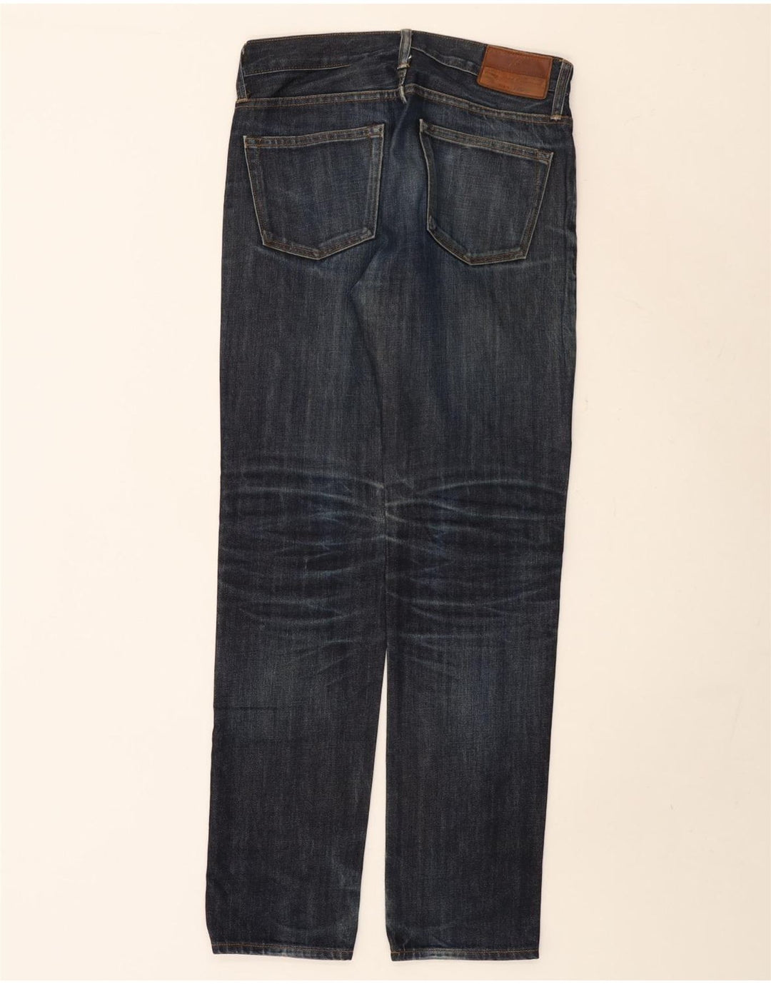 J. CREW Masculino 770 Straight Jeans W29 L32 Azul Marinho