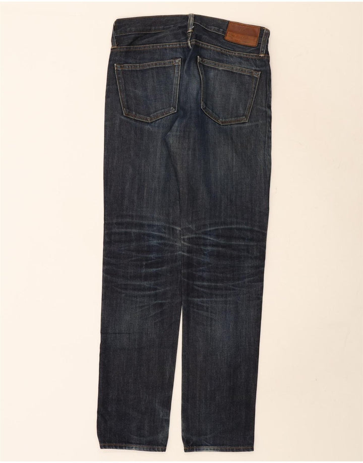 J. CREW Masculino 770 Straight Jeans W29 L32 Azul Marinho