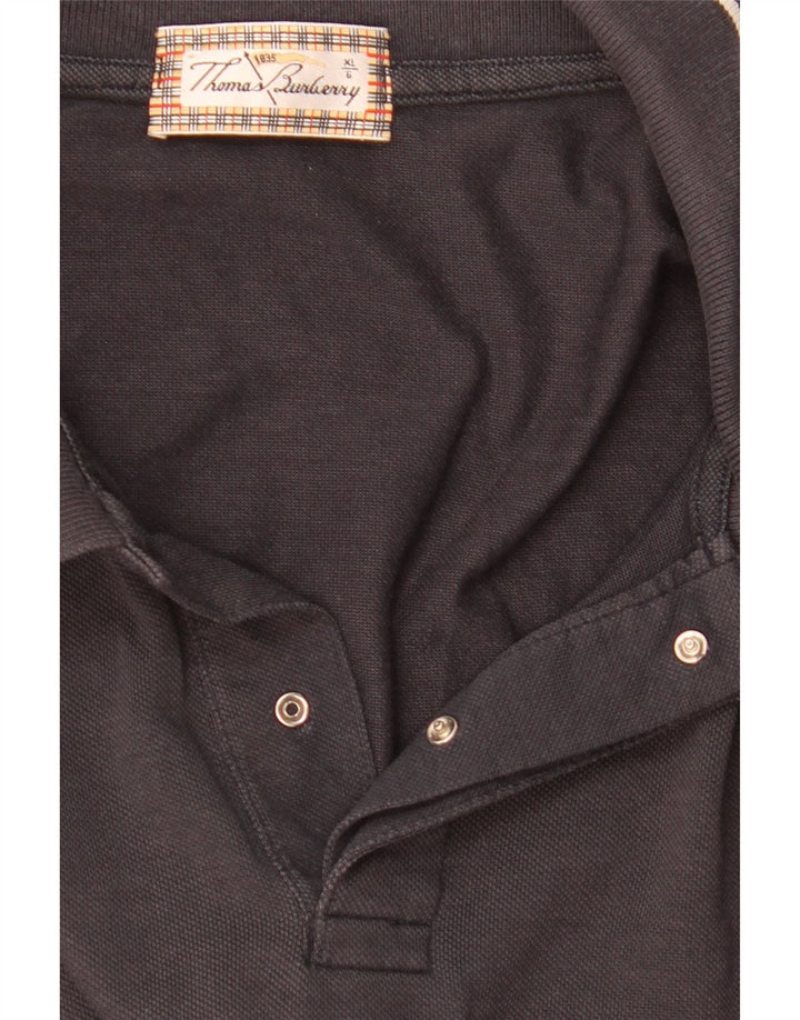 Camisa polo masculina Burberry XL preta