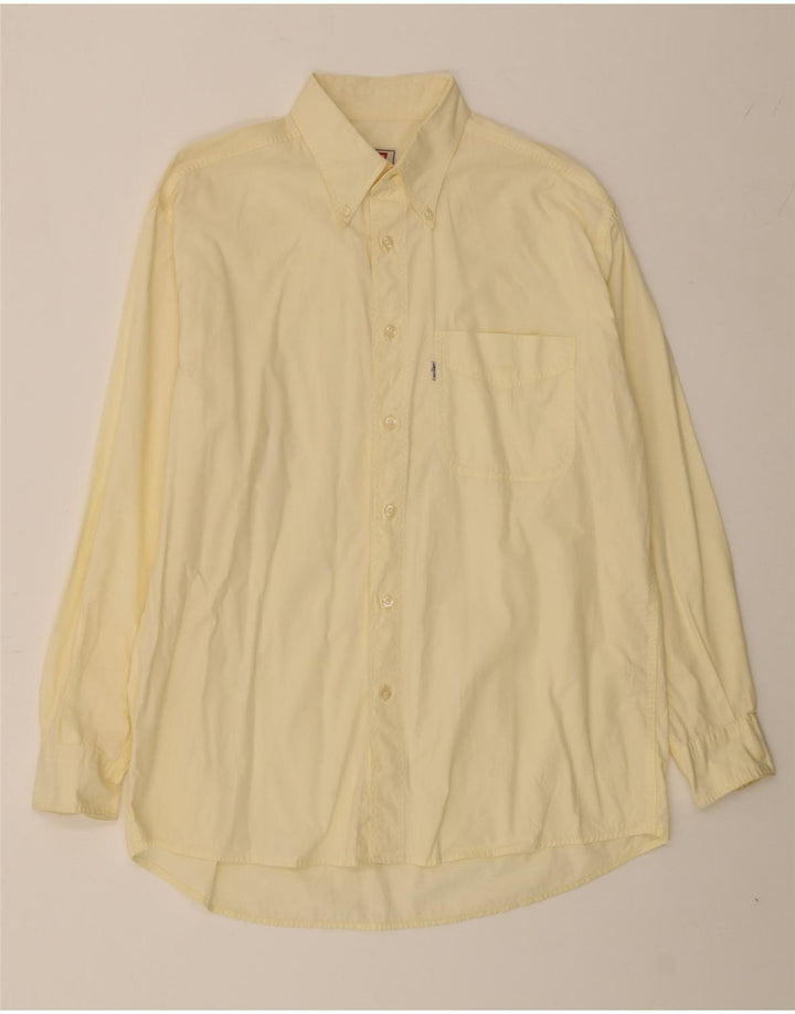 Camisa masculina LEVI'S de algodão amarelo médio