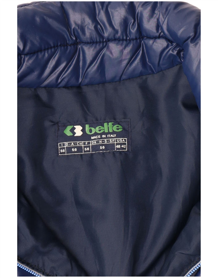 Jaqueta acolchoada masculina Belfe IT 56 3XL azul colorblock