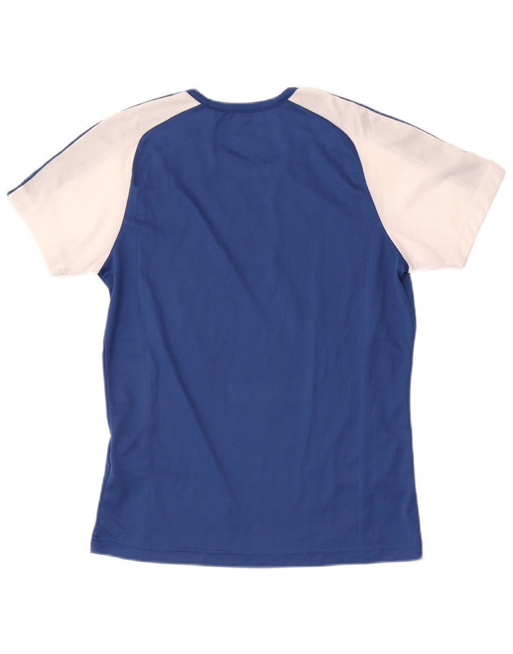 Camiseta feminina Champion UK 12 poliéster colorblock azul médio