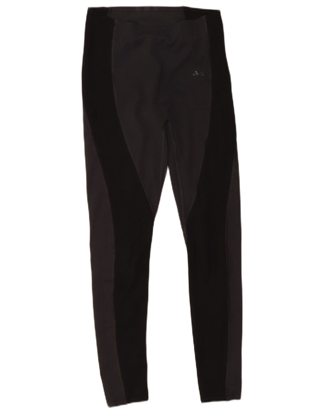 Leggings Adidas Femininas UK 8/10 Pequenas Preto Colourblock Poliéster