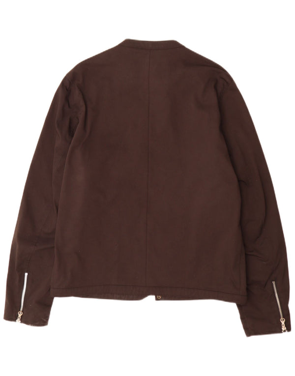 Jaqueta Bomber Masculina Diesel UK 40 Grande Nylon Marrom