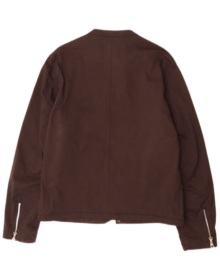 Jaqueta Bomber Masculina Diesel UK 40 Grande Nylon Marrom