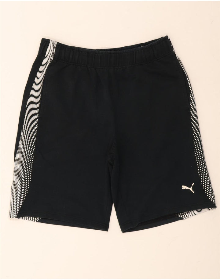 Puma Mens Sport Shorts Grande Preto Geométrico