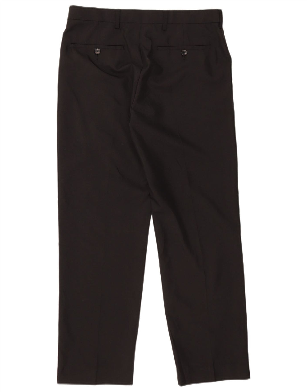 Calça Chino Masculina Marks & Spencer Regular Fit W32 L29 Poliéster Preto