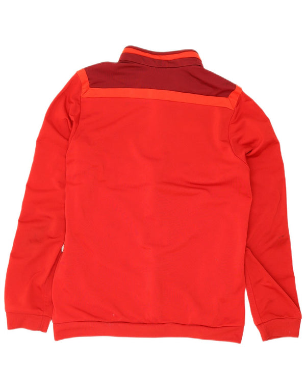 Jaqueta Adidas Meninos Treino Top 11-12 Anos Vermelho Colorblock Poliéster