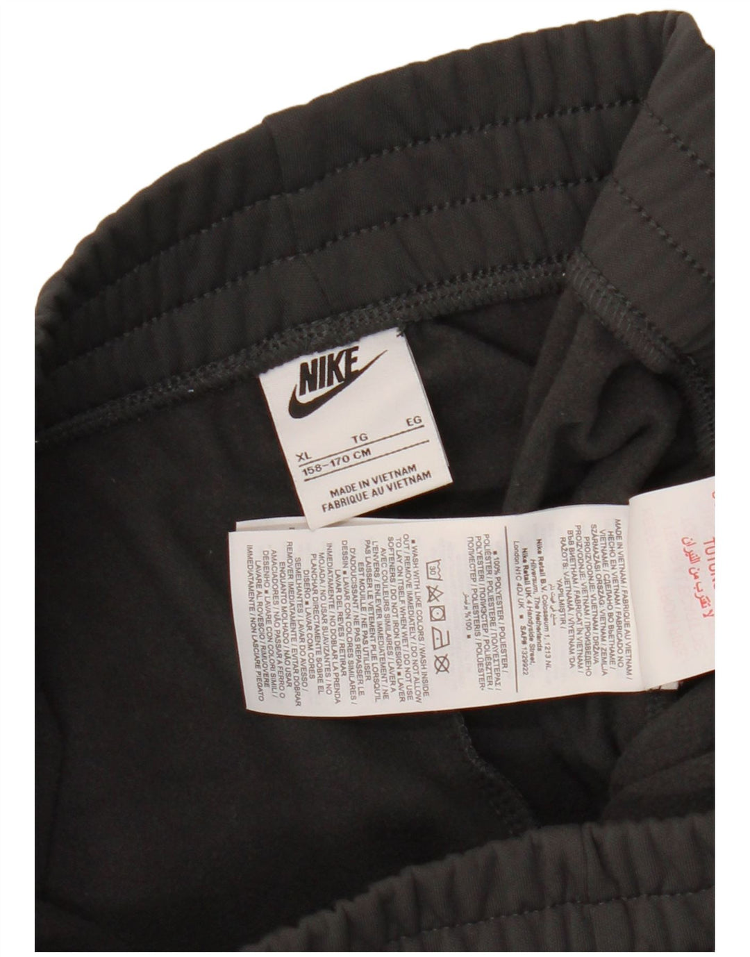 Calça de treino Nike Boys Joggers 13-14 anos XL cinza poliéster