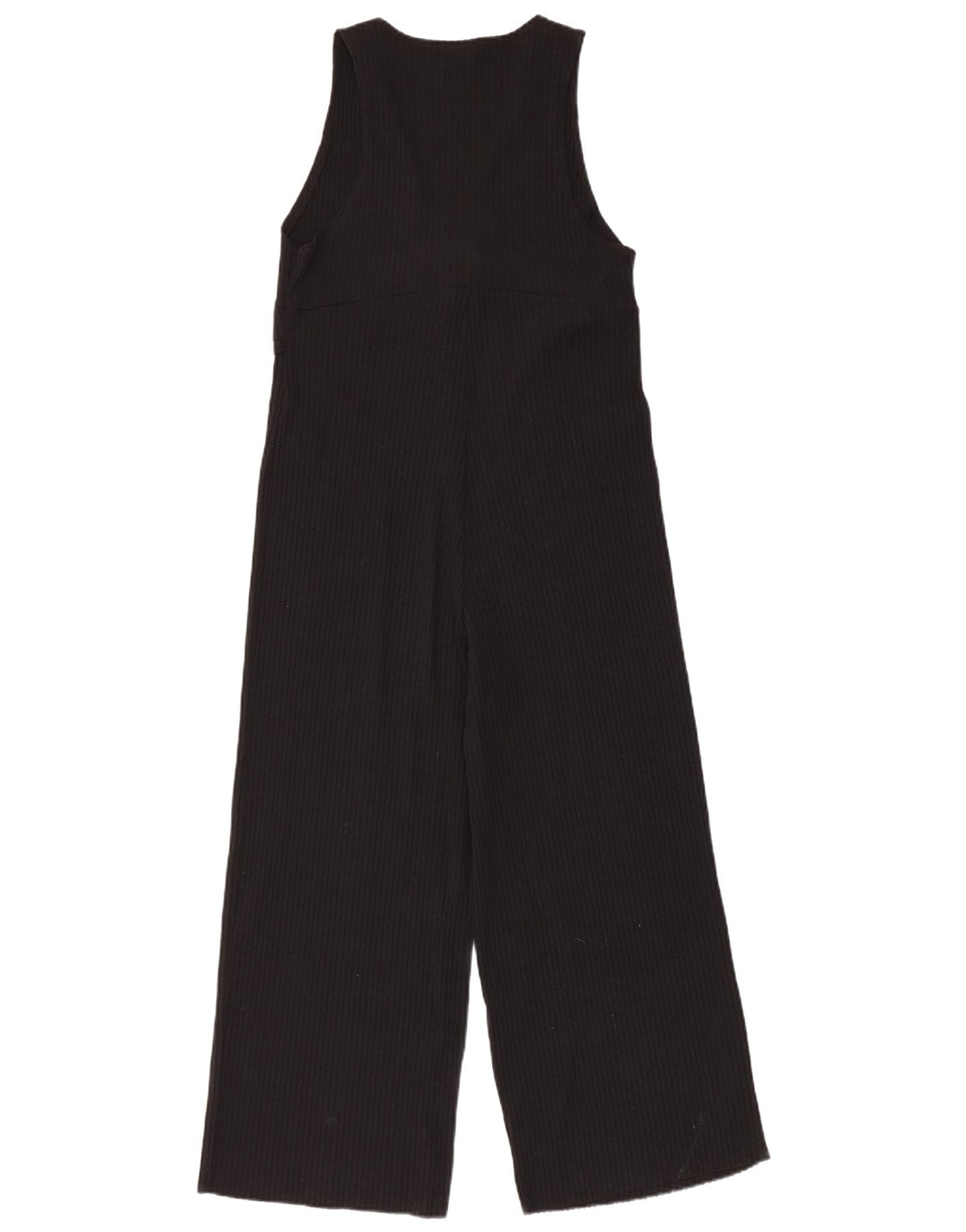 Macacão feminino sem mangas Zara UK 12 algodão preto médio