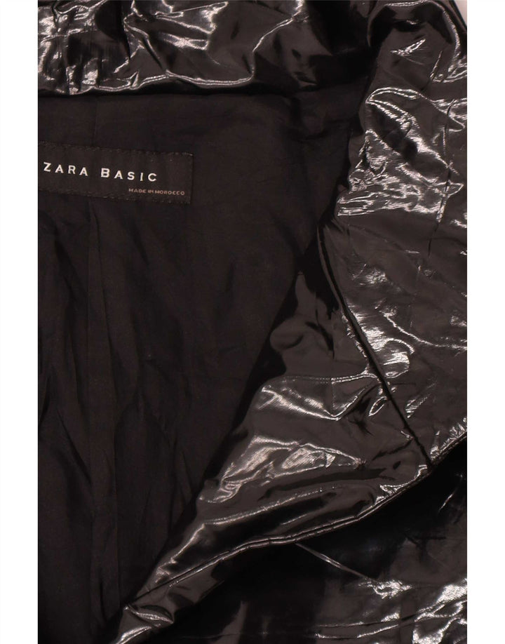 Jaqueta bomber feminina Zara UK 10 pequena preta