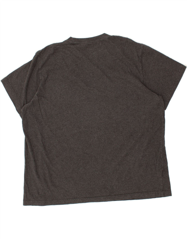 EDDIE BAUER Mens T-Shirt Top 2XL Grey Cotton Vintage Eddie Bauer and Second-Hand Eddie Bauer from Messina Hembry 