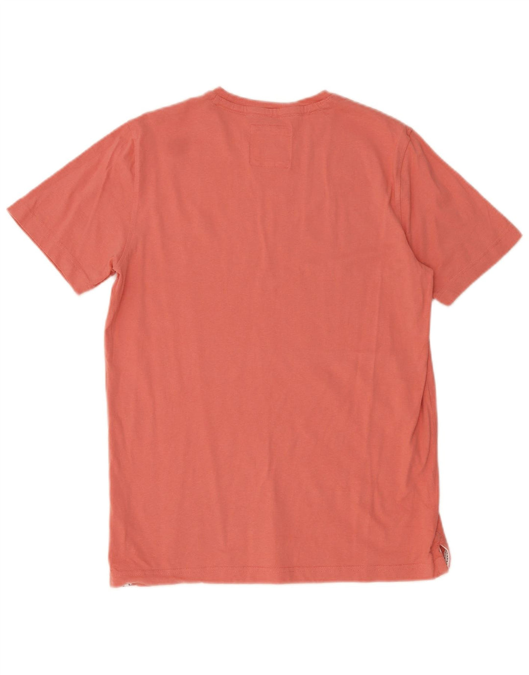 Camiseta masculina Crew Clothing Top médio algodão rosa