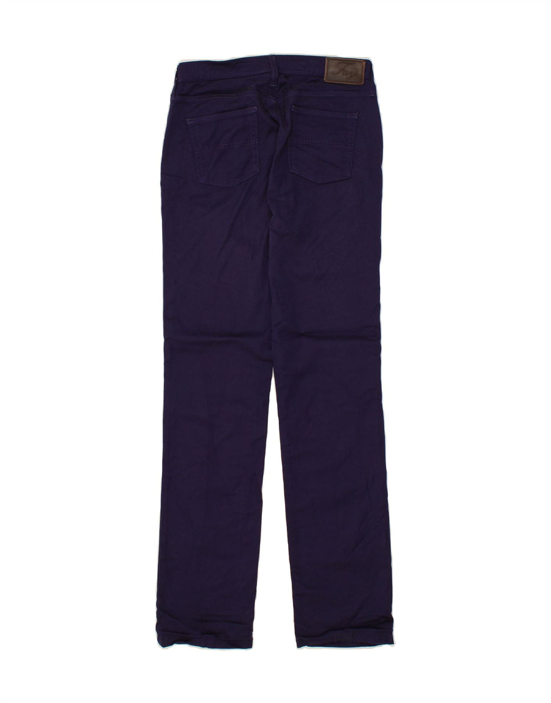 FAY Womens Slim Casual Trousers W28 L32  Purple Cotton Vintage Fay and Second-Hand Fay from Messina Hembry 