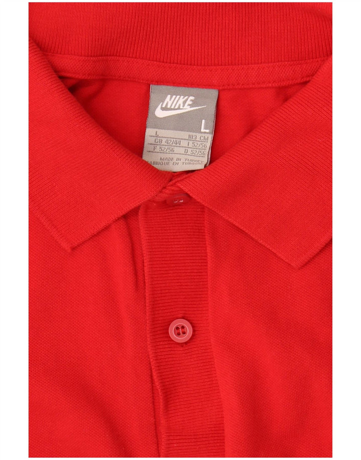 Camisa polo masculina Nike UK 42/44 grande vermelha