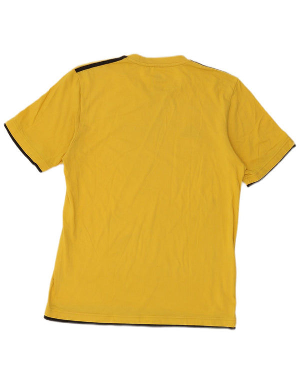 Camiseta masculina Adidas Top UK 40/42 algodão amarelo médio