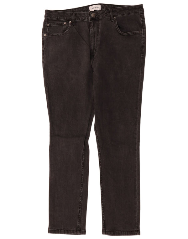 Jack Wills Mens Jeans Skinny W36 L28 Algodão Preto