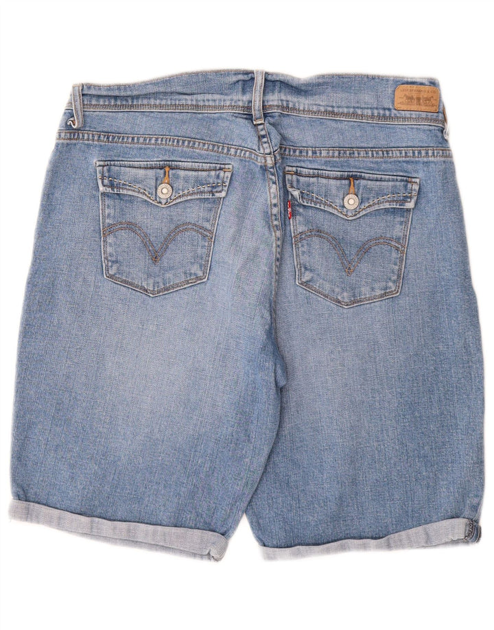 Shorts jeans feminino Levi's 515 Bermuda W32 grande azul