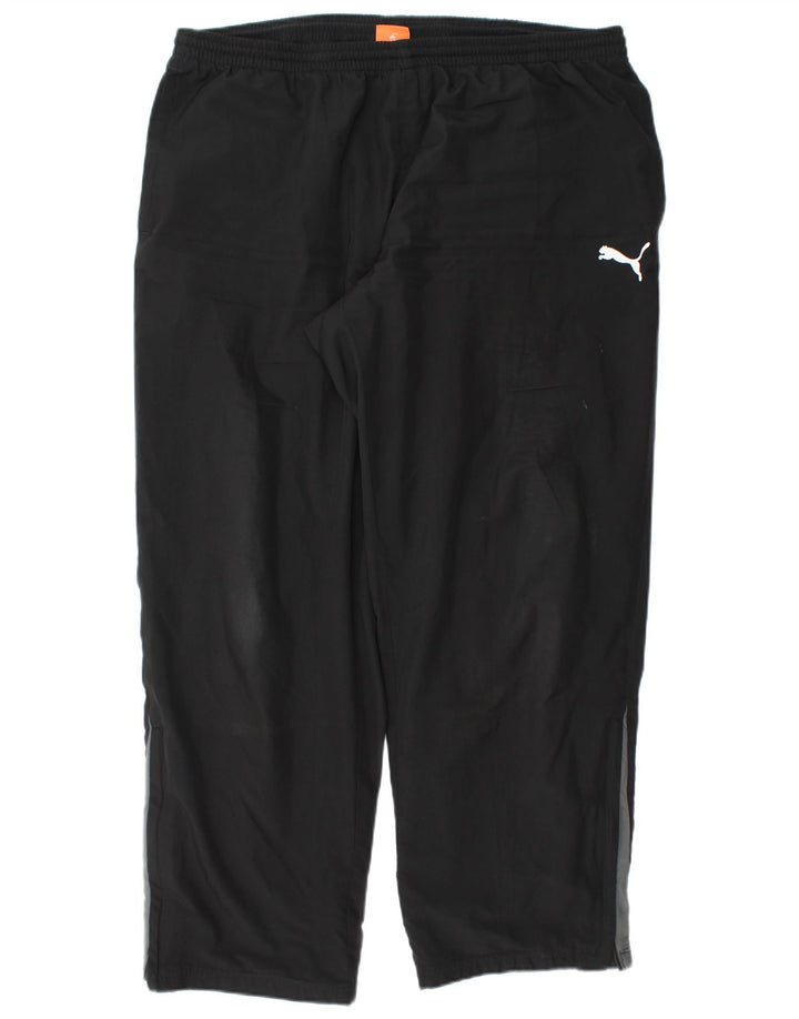 Calça de treino masculina Puma 2XL poliéster preto