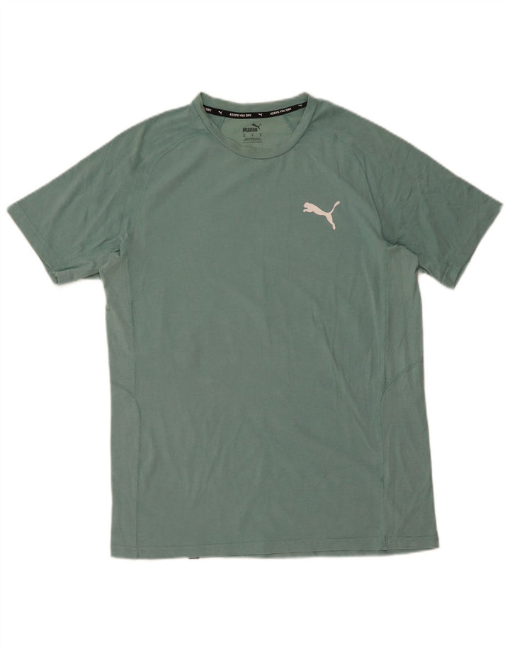 Camiseta masculina PUMA verde médio