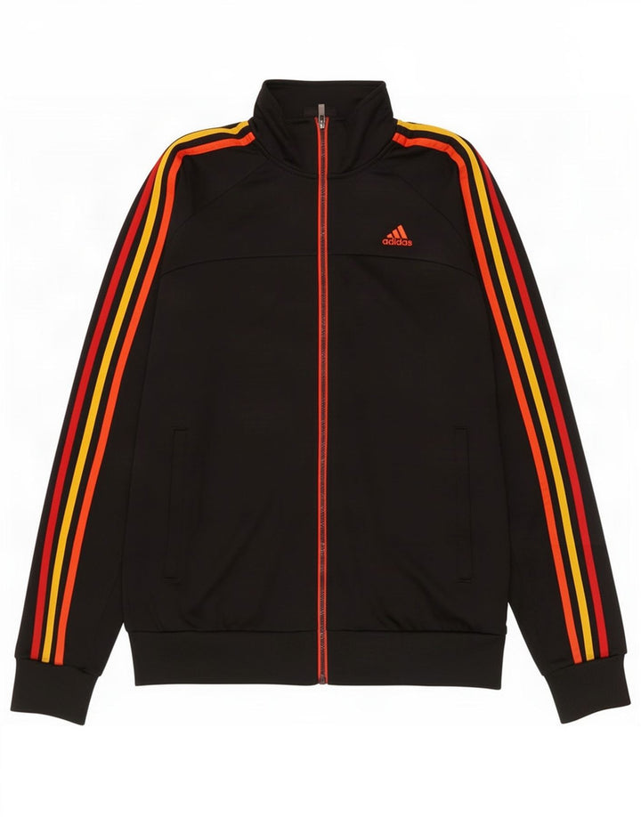 Adidas Mens Treino Top Jaqueta Pequena Poliéster Preto