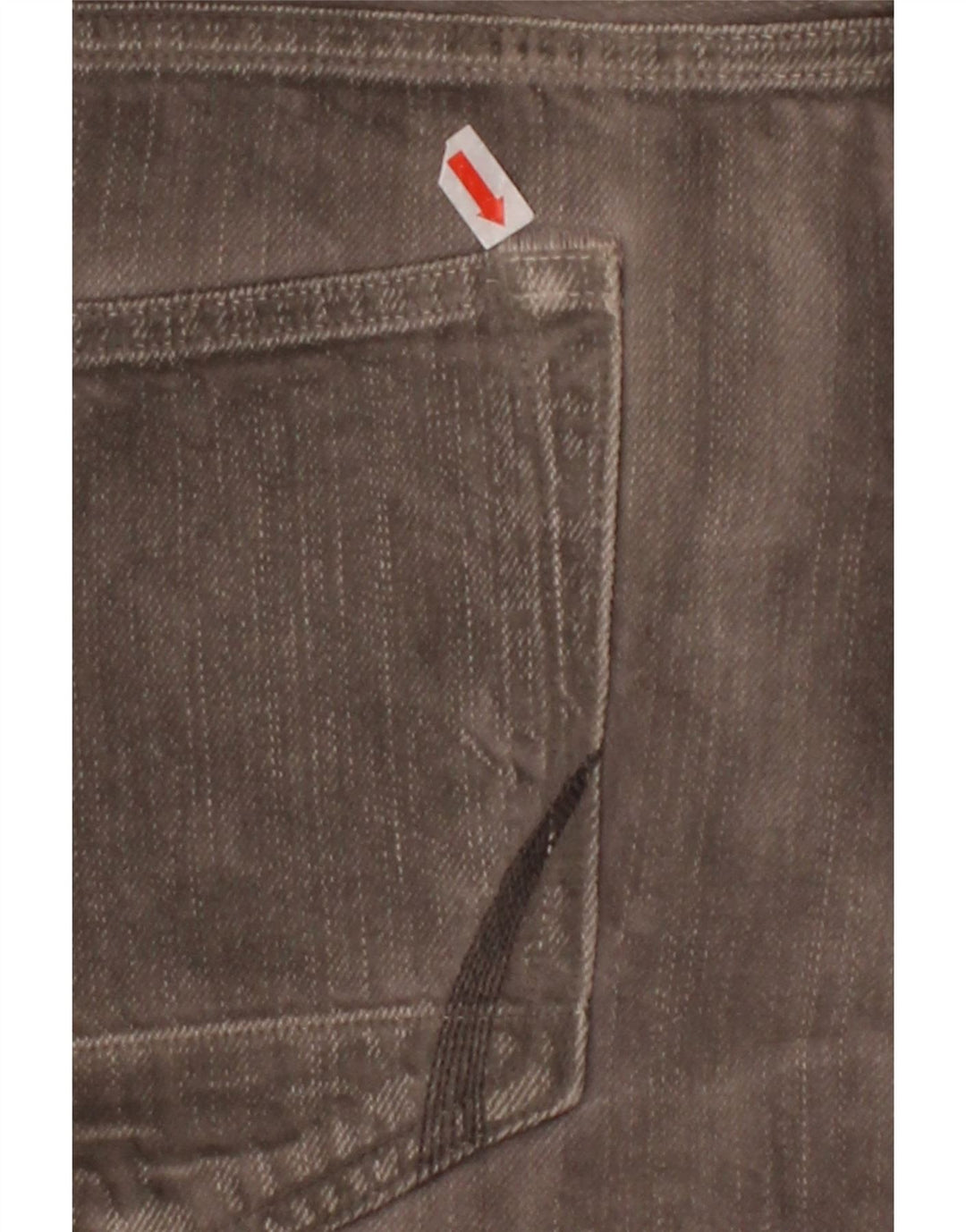 ALL SAINTS Calça jeans reta masculina W30 L32 algodão cinza
