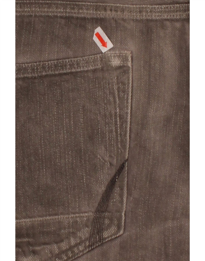 ALL SAINTS Calça jeans reta masculina W30 L32 algodão cinza