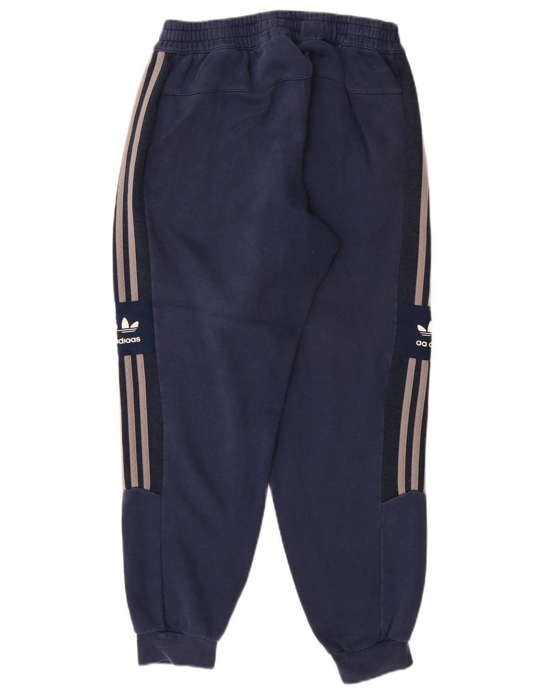 Adidas Mens Treino Calças Joggers Médio Azul Marinho Algodão
