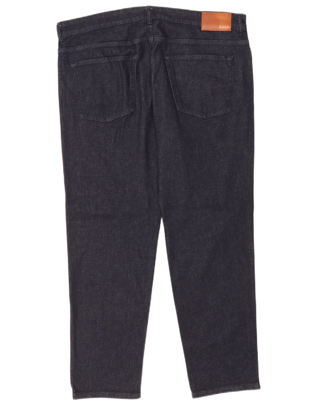 Hugo Boss Mens Slim Jeans W38 L32 Azul Marinho Algodão