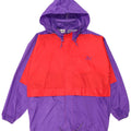 PUMA Mens Oversized Hooded Rain Jacket UK 36 Pequeno Roxo Colourblock