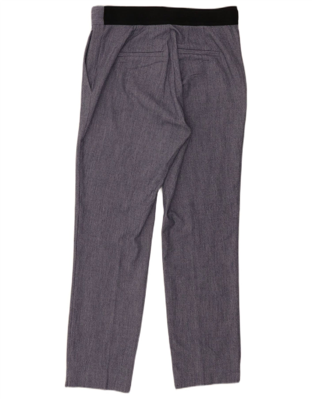 Zara Calça Chino Regular Feminina Grande W30 L27 Azul