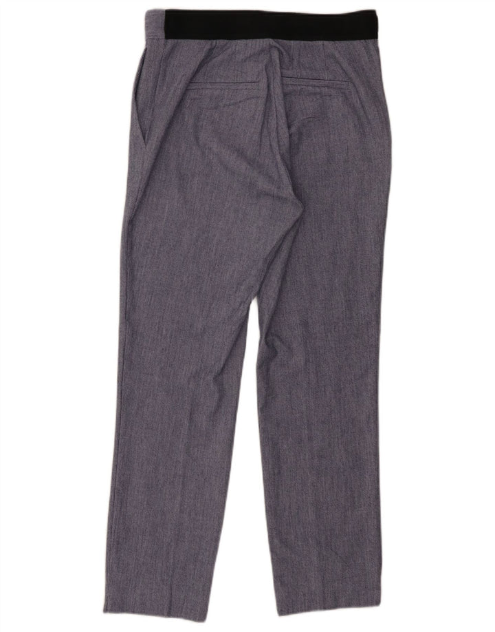 Zara Calça Chino Regular Feminina Grande W30 L27 Azul