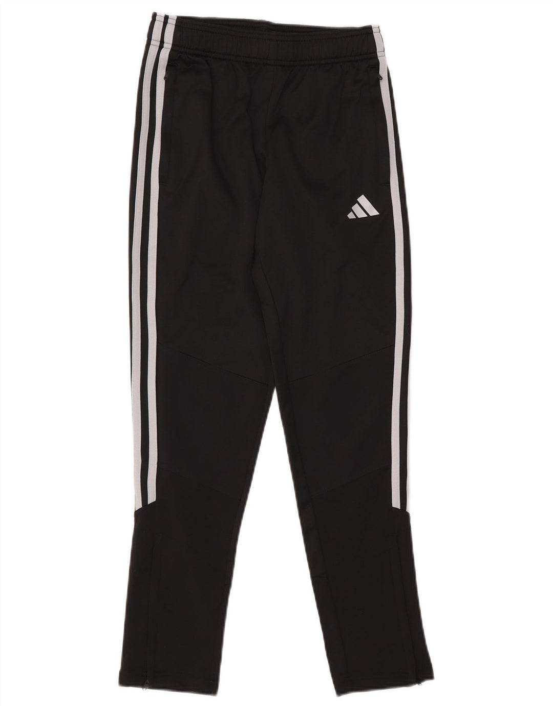 Calças de treino Adidas meninos 11-12 anos poliéster preto