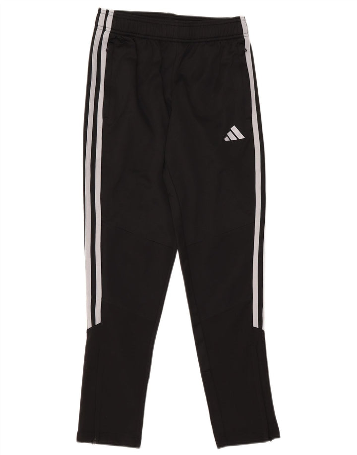 Calças de treino Adidas meninos 11-12 anos poliéster preto
