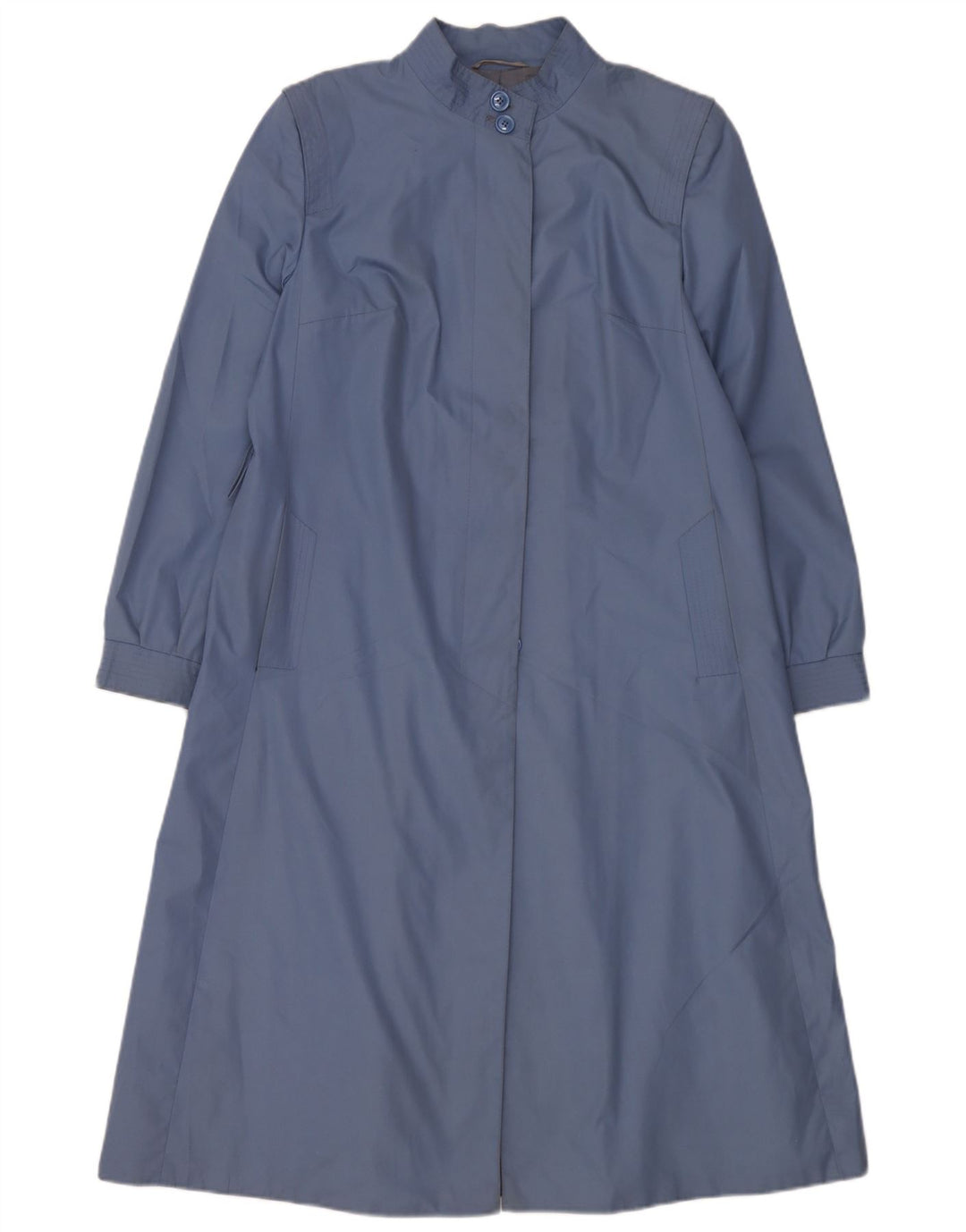 Sobretudo feminino vintage IT 42 azul médio