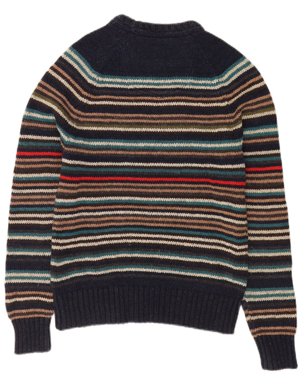 Suéter feminino Fat Face com gola redonda Reino Unido 4 XS multicolorido clássico