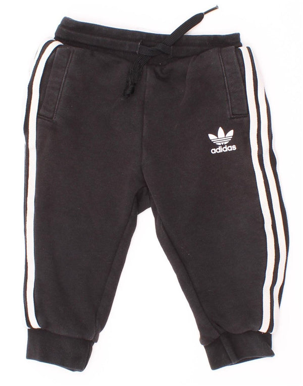 Calças de treino Adidas Baby Boys Joggers 12-18 meses de algodão preto