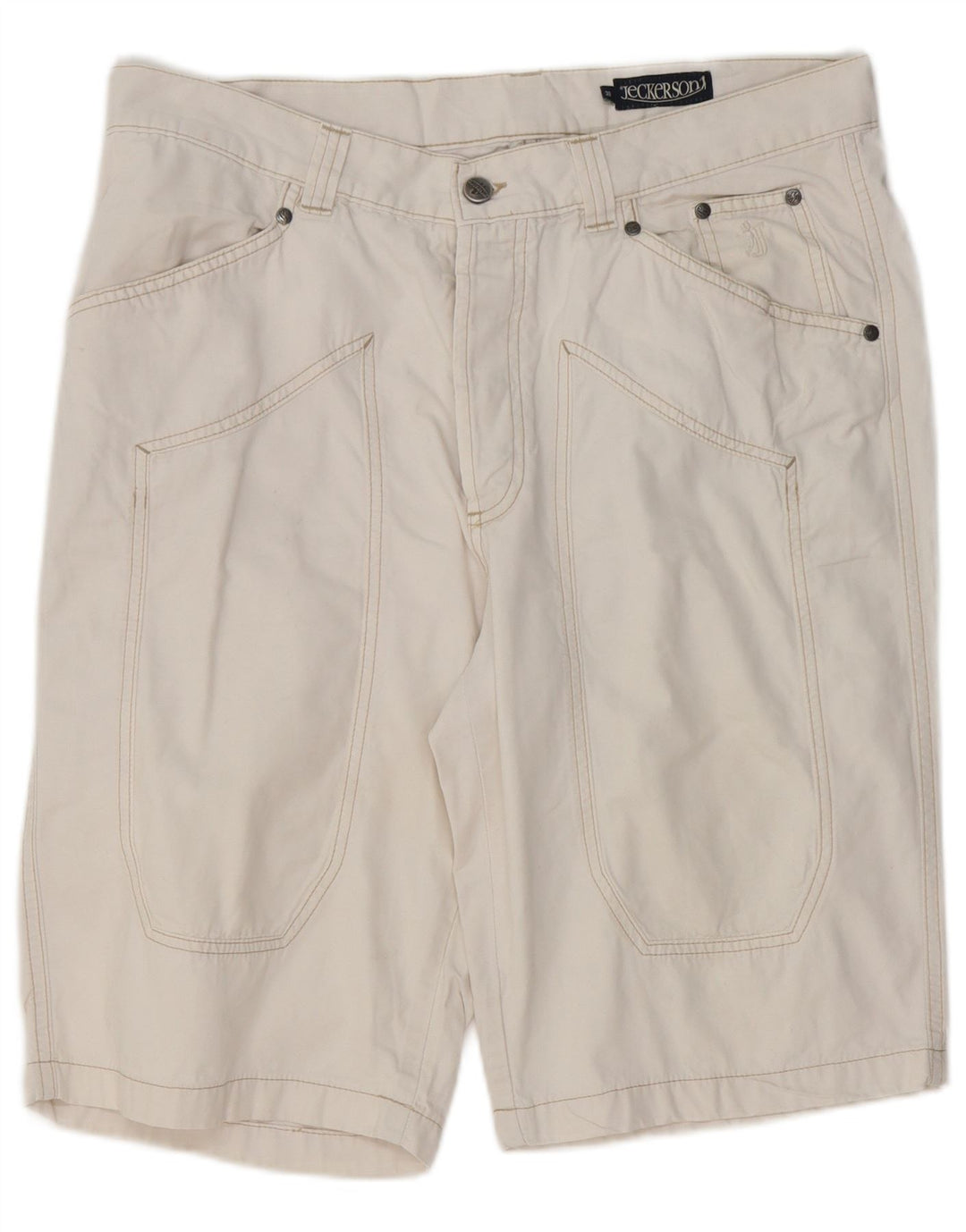 Bermuda masculina Jeckerson W36 grande branca
