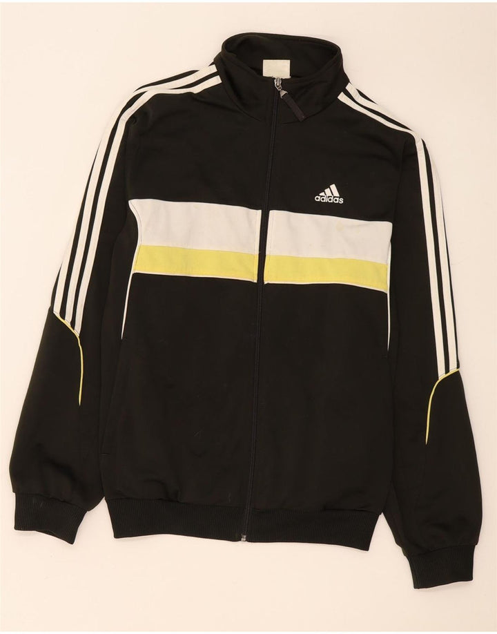 Adidas Mens Tracksuit Top Jacket Medium Khaki Colourblock Poliéster