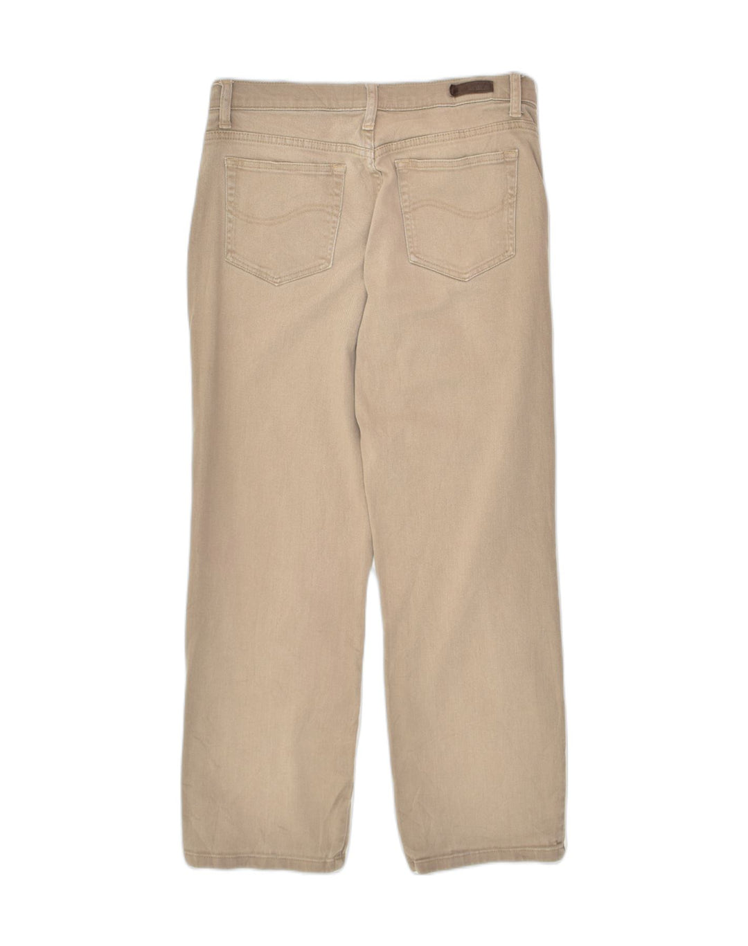 LEE Womens Relaxed Fit Straight Jeans US 8 Medium W32 L28 Beige Cotton | Vintage Lee | Thrift | Second-Hand Lee | Used Clothing | Messina Hembry 