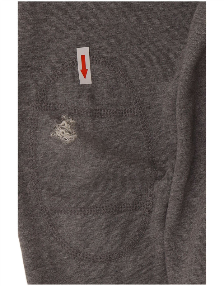 Suéter cardigã masculino Tommy Hilfiger gráfico grande algodão cinza