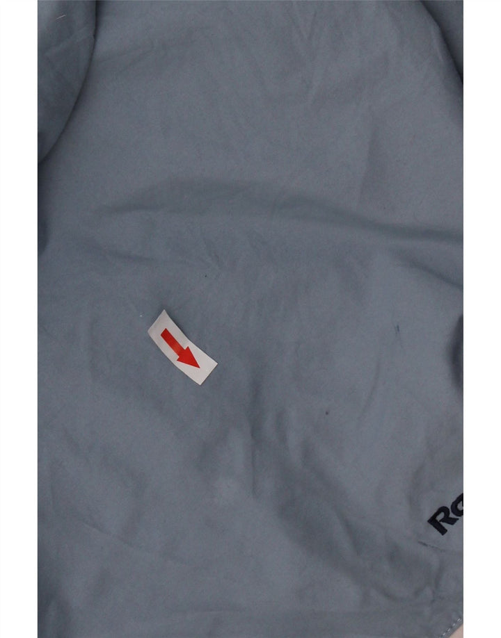Jaqueta de chuva feminina REEBOK com capuz grande e capuz Reino Unido 16 grande azul