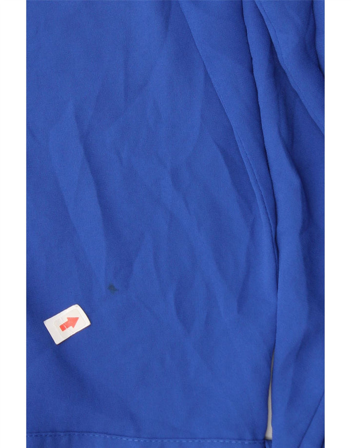 Blusa feminina de manga 3/4 Marks & Spencer UK 18 XL azul poliéster