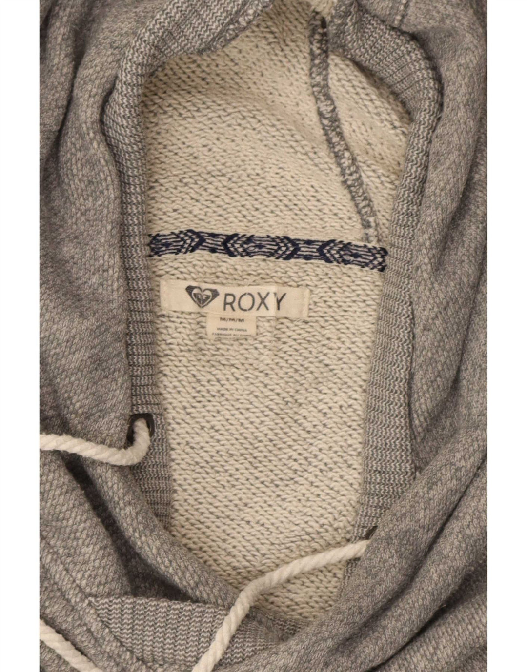 Jumper com capuz feminino Roxy UK 14 cinza médio