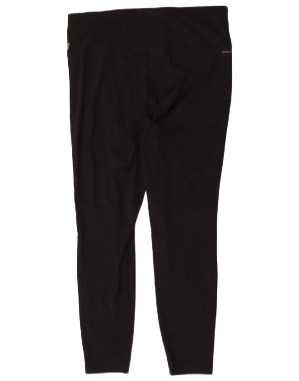 Leggings New Balance Mulher UK 18 XL Preto Spandex