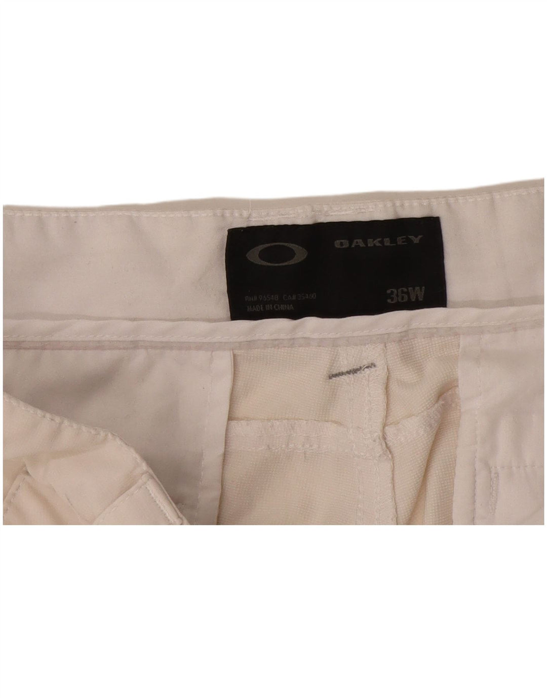 Oakley Mens Chino Shorts W36 Grande Off White