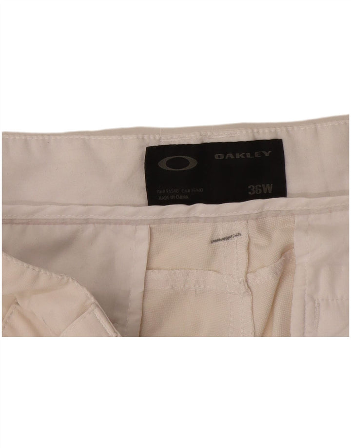 Oakley Mens Chino Shorts W36 Grande Off White